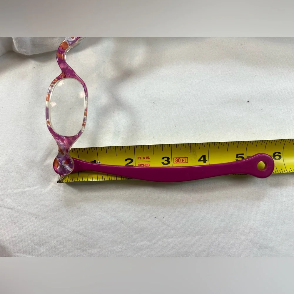 Opera Reading Glasses Collapsible Vintage‎ one arm butterfly or bat wing style